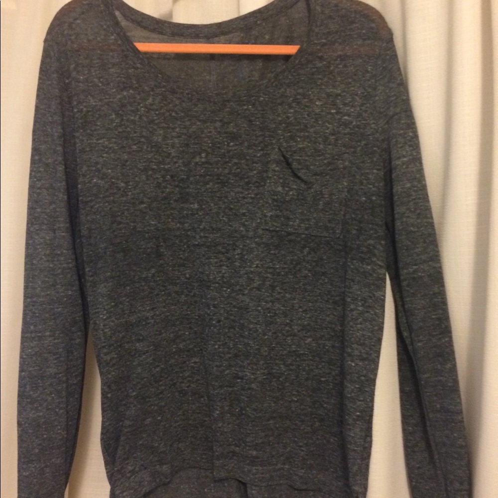 Gap Linen Blend Long-Sleeved Top
